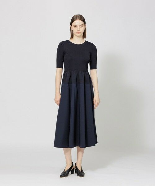 セール】 ココテック タフタコンビニットドレス （ロング・マキシ丈