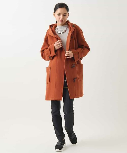 セール】 【大きいサイズ】ミドル丈ダッフルコート （ダッフルコート