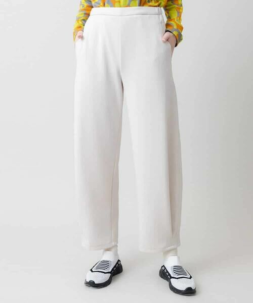 セール】 裾タックダンボールニットパンツ /洗える （チノ・ワーク