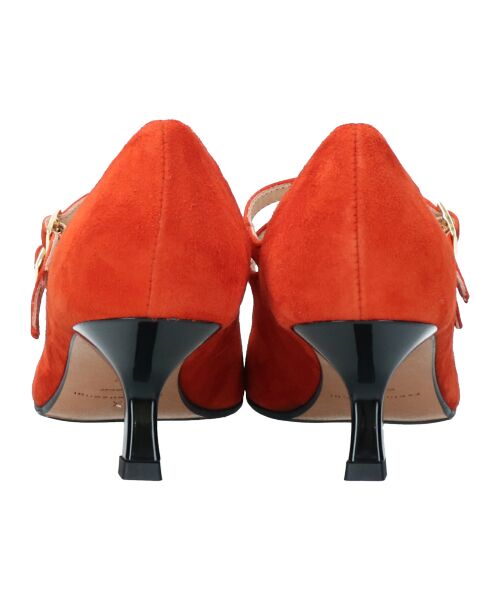 セール】 【FABIO RUSCONI】ポインテッドトウダブルストラップパンプス