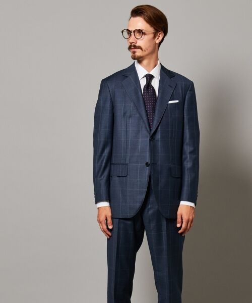セール】 【DORMEUIL】グレナカートチェック スーツ / classics 2B