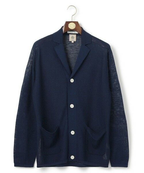 セール】 【HYBRID LINEN】ニットジャケット （カーディガン・ボレロ