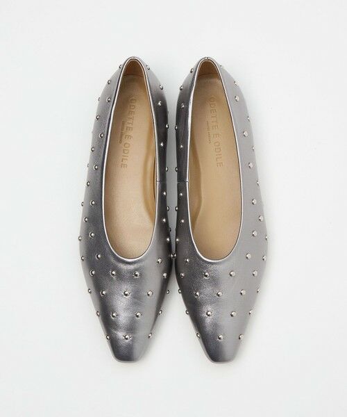 セール】 メタルドット フラット10↑ （フラットシューズ）｜ODETTE E