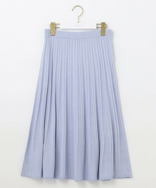 セール】 【セットアップ対応】スフレケーブルニット スカート （ミニ