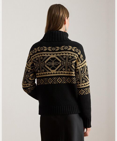 セール】 フェア アイル ウールブレンド タートルネック セーター