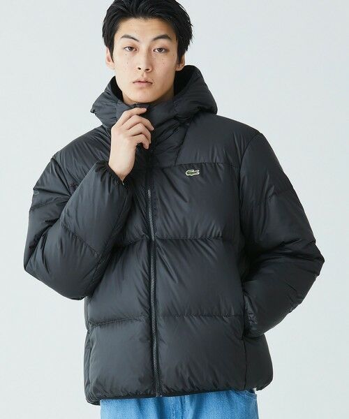 セール】 撥水 バックステッチ スタンドカラー フーデッドダウン