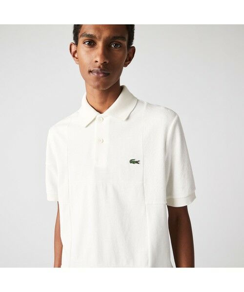 セール】 ラコステライブ パッチワークポロシャツ （ポロシャツ