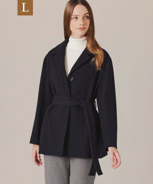 セール】 【L】ファインウールナイロンコート （その他アウター