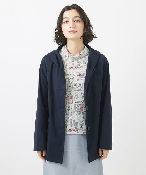 セール】 ナイロンストレッチフード付きコート （その他アウター