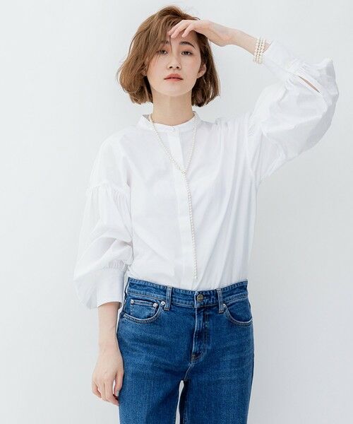 セール】 【洗える】CANCLINI ボリュームスリーブ シャツ （シャツ