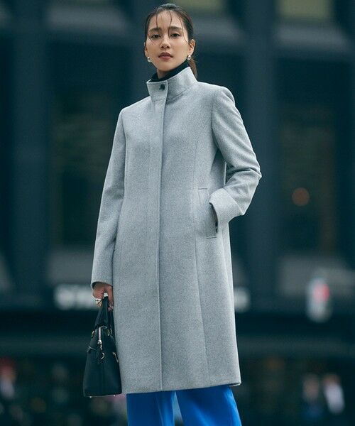 ウールカシミヤビーバー スタンドカラー コート （その他アウター