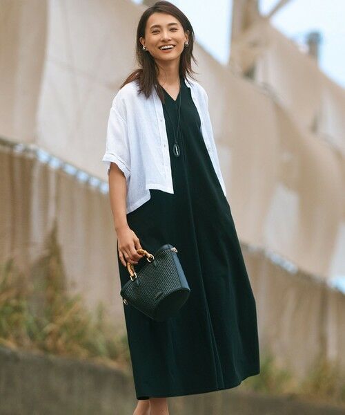 セール】 【洗える】ALBINIコーコラン ノースリーブ ワンピース