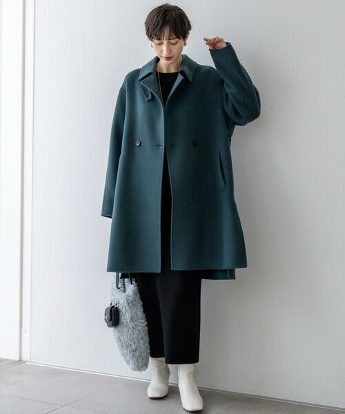 滝沢眞規子さん着用/VERY掲載】 MANTECOPure リバー チェスターコート