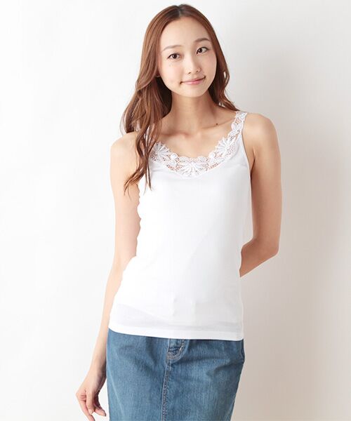 セール】 OTTO-TRICOT:レースキャミ （キャミソール・チューブトップ