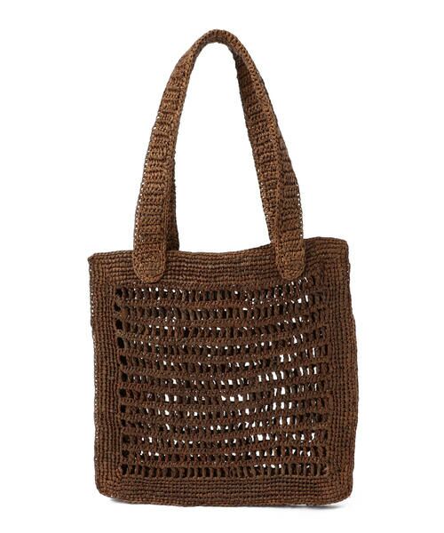 セール】 MAISON N.H PARIS:ラフィアトートバッグ ANNA （トートバッグ