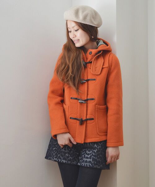 LONDON.TRADITION:ダブルフェイス ショートダッフル （ダッフルコート