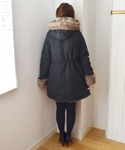 セール】 ラビットファー モッズコート◇☆ （ミリタリージャケット