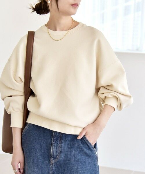 quaranciel:〈洗濯機可能〉ポンチ ベーシック コンパクト スウェット