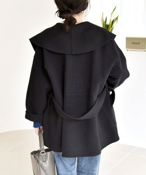 セール】 quaranciel: リバー ケープ ショート コート 25AW （その他