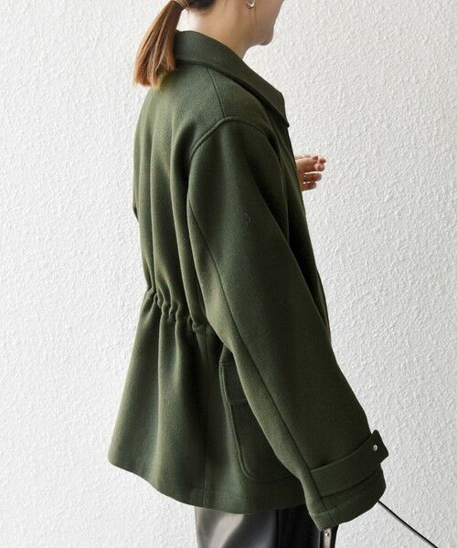 セール】 SHIPS any: メルトン ジップ フィールド コート （その他