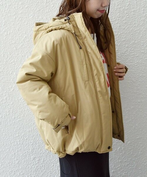 セール】 SHIPS any: THERMORE パフ フーディー ショート ジャケット