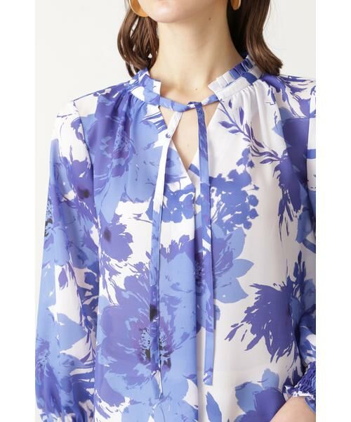 ◇グラデーションフラワープリントブラウス （シャツ・ブラウス
