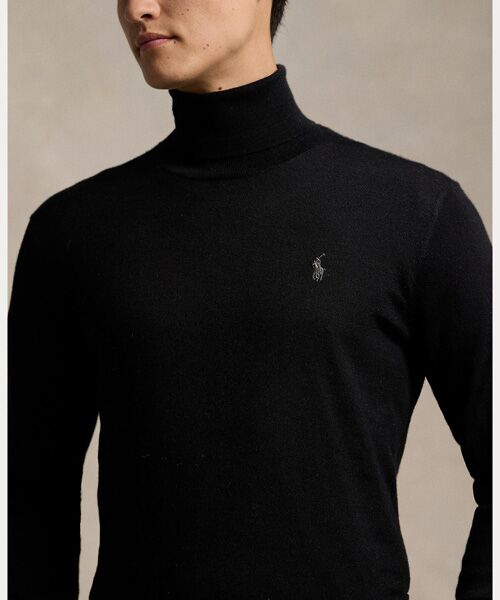 ウォッシャブル ウール タートルネック セーター （ニット・セーター