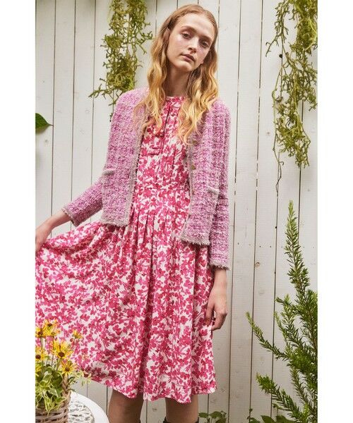 セール】 【洗える】SLEEPING FLOWERS ドレス （ロング・マキシ丈