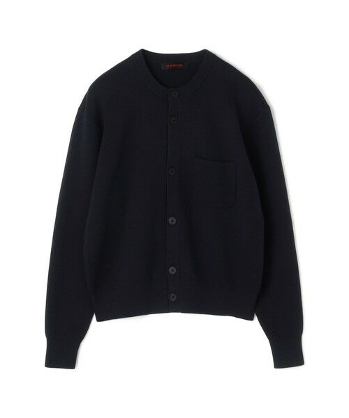 CABaN コットンカシミヤ ポケットクルーネックカーディガン （ニット