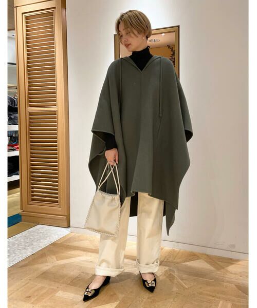 セール】 ウールカシミヤリバー ポンチョ （ポンチョ）｜TOMORROWLAND