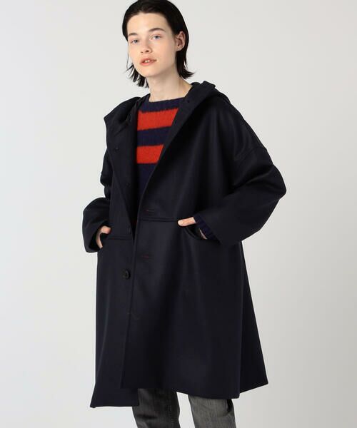 セール】 ライトメルトン フーデッドコート （その他アウター