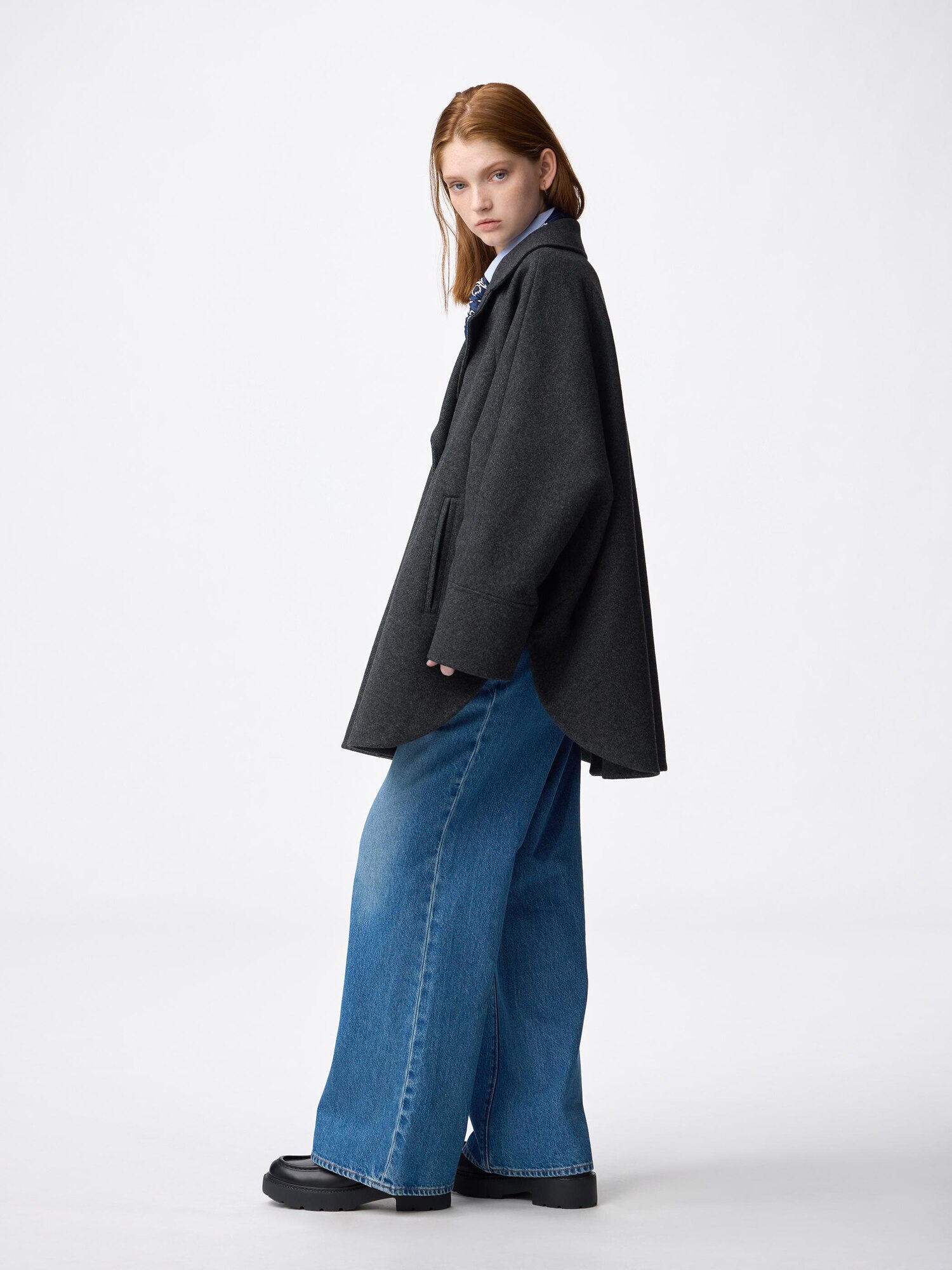 GU公式 | コージーメルトンケープコートZ+E