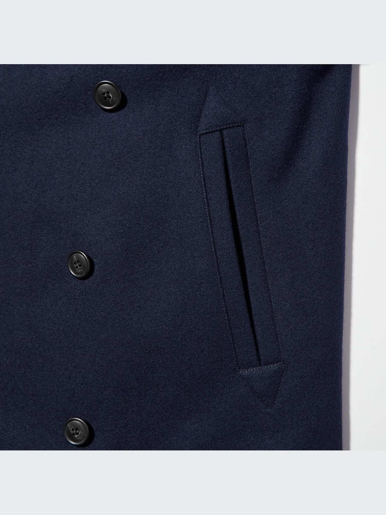 ユニクロ公式 | ウールブレンドオーバーサイズピーコート