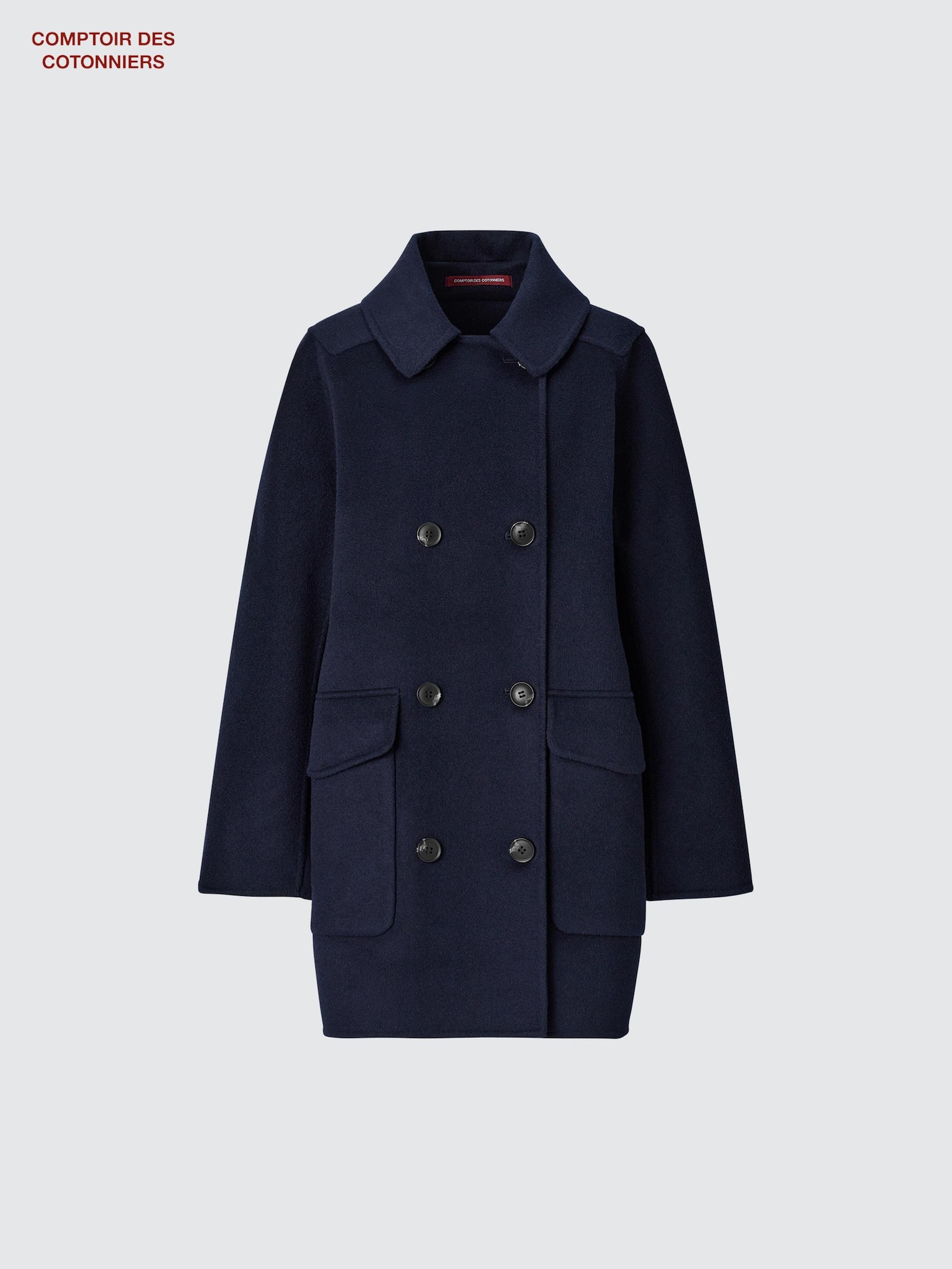 ユニクロ公式 | ダブルフェイスミドルコート（コントワーデコトニエ）