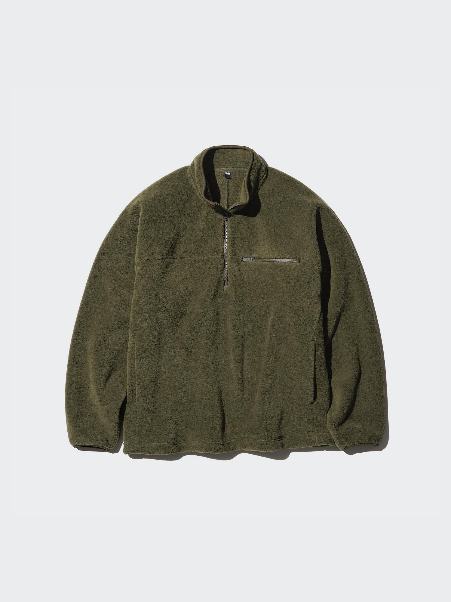 Fleece Half-Zip Oversized Pullover | UNIQLO US