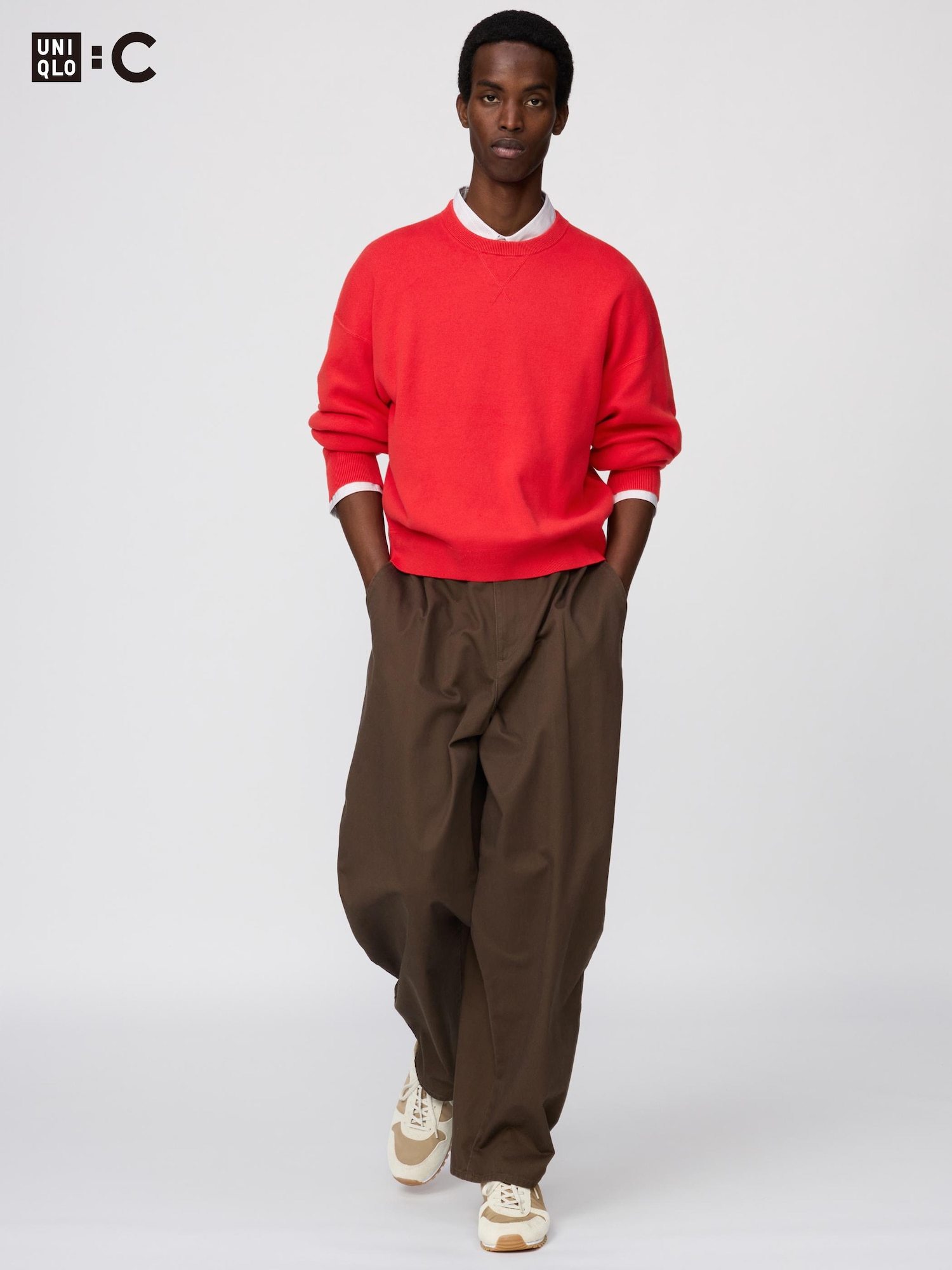 ユニクロ公式 | スムースコットンクルーネックセーター