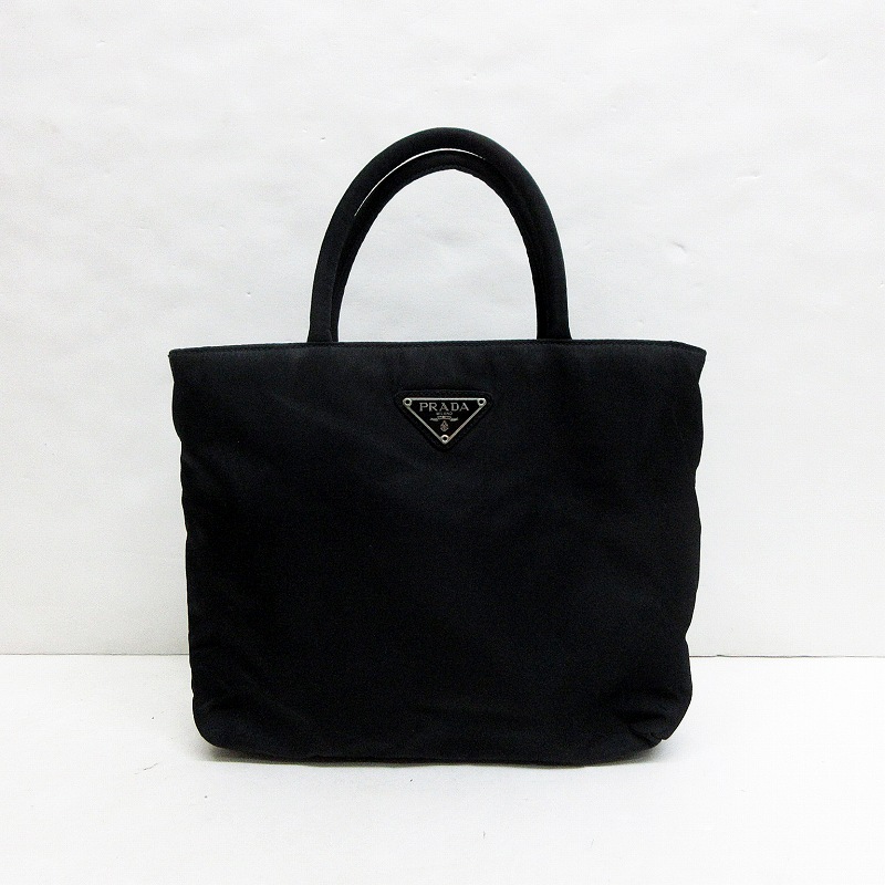 PRADA ブラック ナイロン トートバッグ PRADA ブラック ナイロン