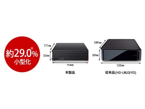 ヨドバシ.com - バッファロー BUFFALO 外付けハードディスク HD-LDF-A