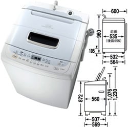 東芝】縦型洗濯機 7kg AW-70DB 洗濯機 東芝 縦型 7kg」の人気商品一覧