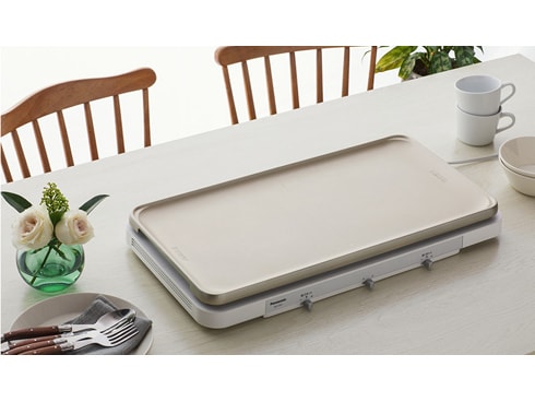 パナソニック IHデイリーホットプレート ホワイト KZ-CX1-W デイリー