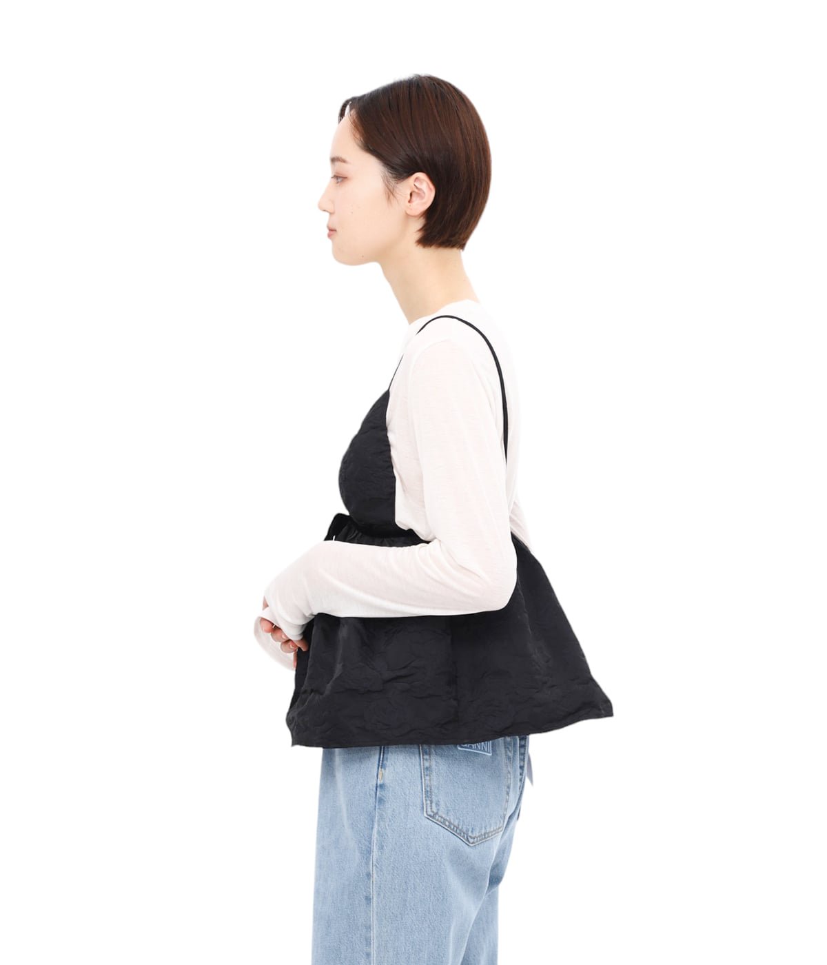 レディース】Botanical Jacquard Strap Top | GANNI(ガニー