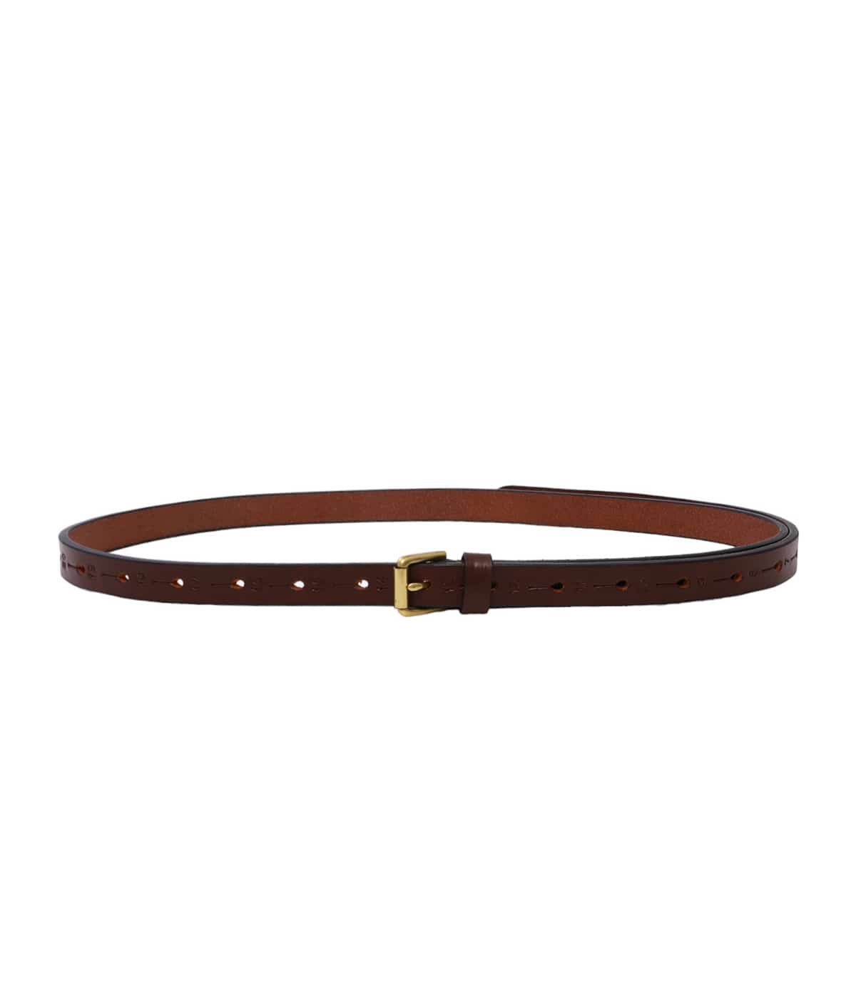 Long Saddle Leather Belt 20hole | JABEZ CLIFF(ジャベツクリフ