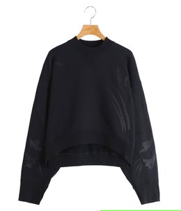 レディース】Floral Motif Embroidered Sweatshirts | Mame Kurogouchi