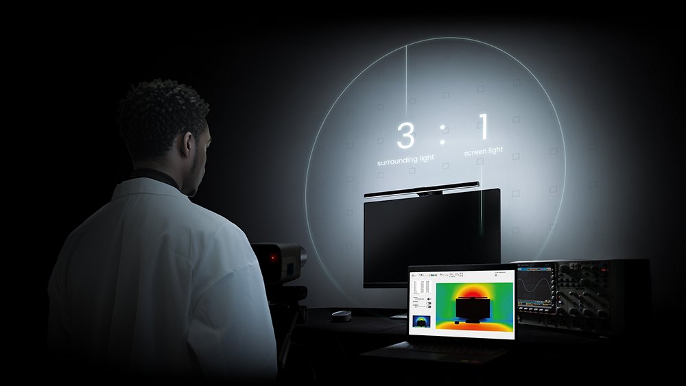 デュアル照明モニターライト Screenbar Halo 2 | ベンキュージャパン