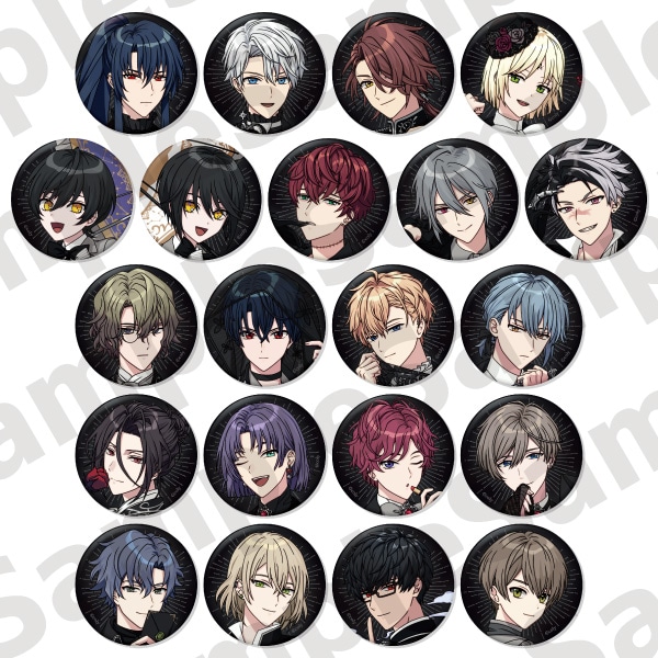 トレーディング缶バッジ「Monochrome wizards」 | 魔法使いの約束 2022