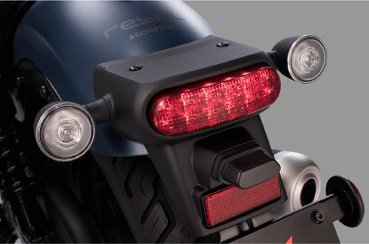 ホンダ「Rebel 250」マイチェン、マットブラックのボディがさらに