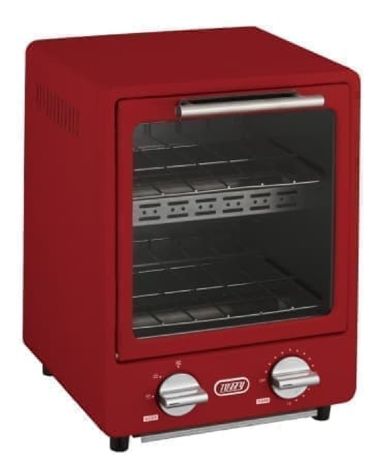 レトロな2段式「Toffyオーブントースター」に新色--上品で温かみある