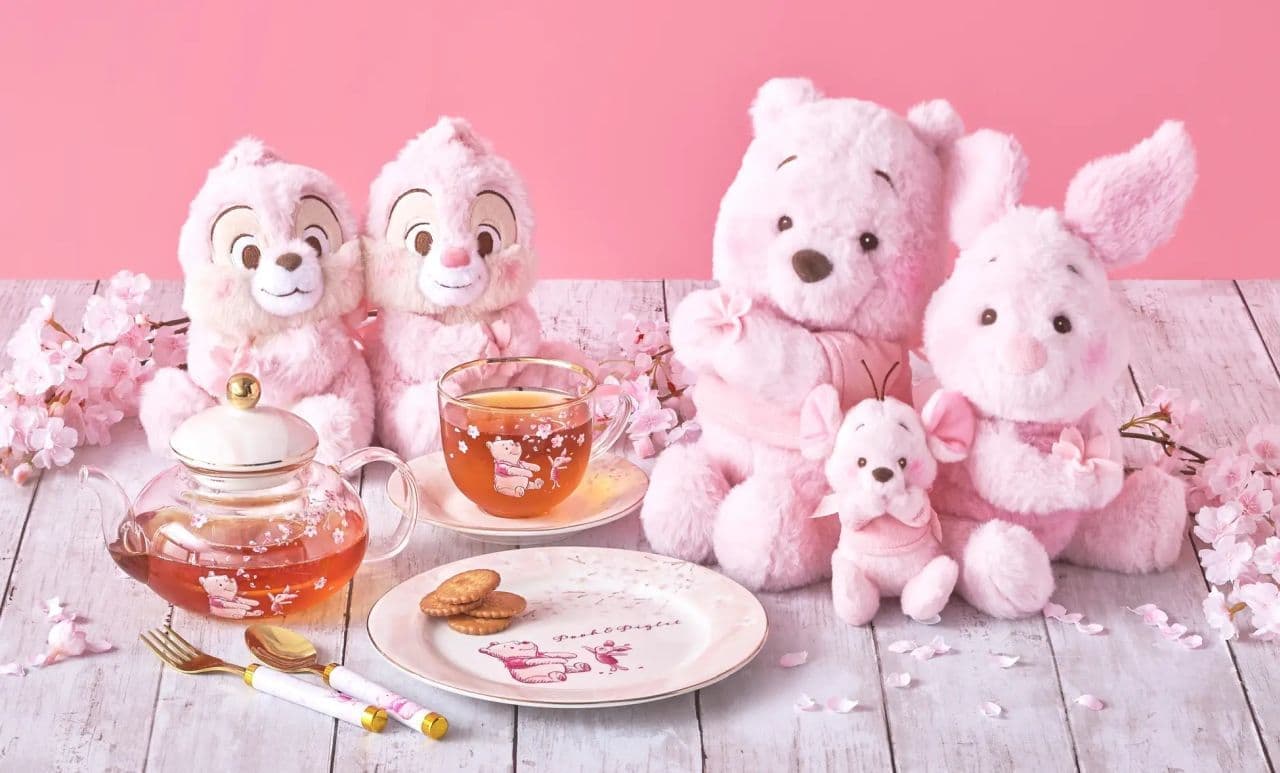 ディズニーストア 桜モチーフのアイテム！くすみカラーのプーさん