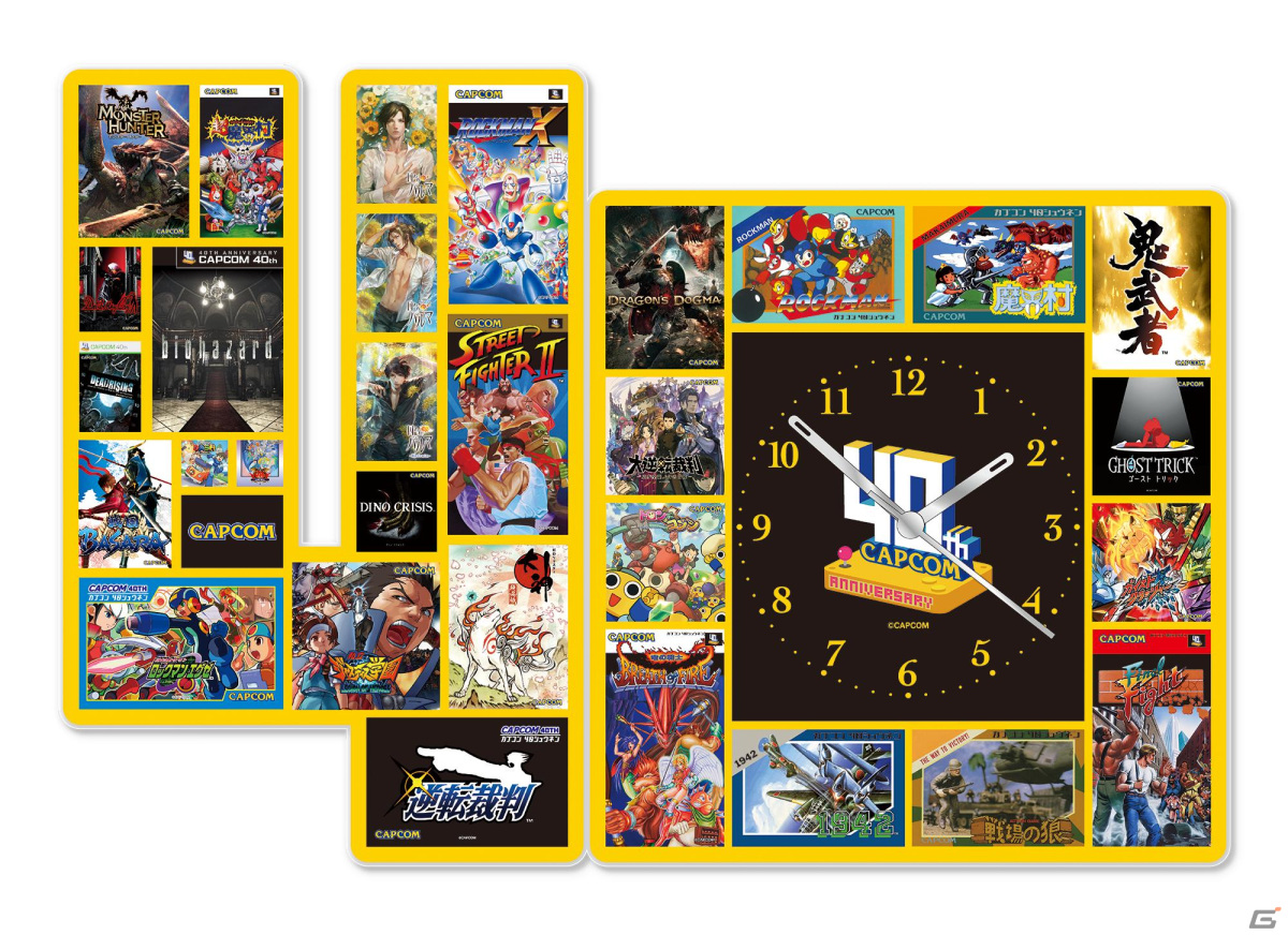 カプコン40周年記念カプくじが登場！S賞は「魔界村」や初代「バイオ