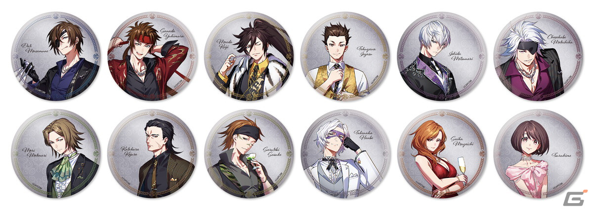 戦国BASARA」BARがテーマの衣装に身を包んだ武将たちのグッズがカプ